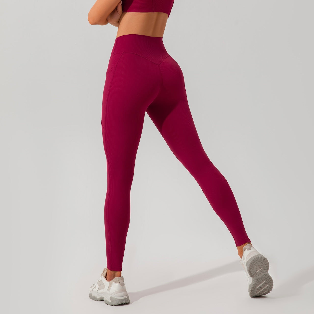 Leggins deportivos de cintura alta con bolsillos ultra suaves para mujer